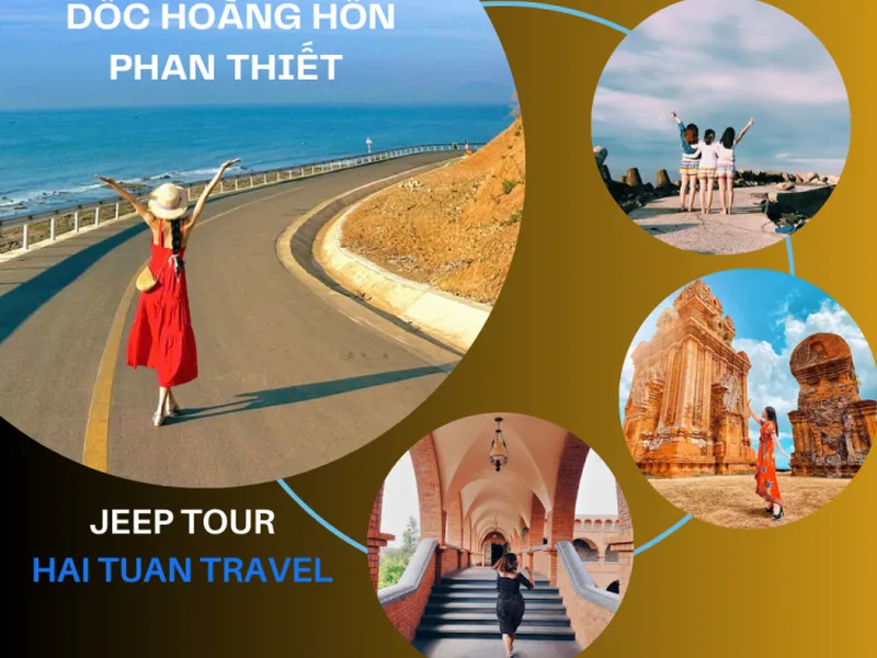 Tour Dốc Hoàng Hôn Mũi Né - Lâu Đài Rượu Vang - Tháp Poshanu - Bãi Đá Ông Địa