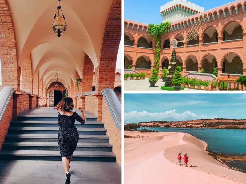 Tour Lâu Đài Rượu Vang – Bãi Đá Ông Địa – Đồi Cát Bàu Trắng – Đường Vòng Cung