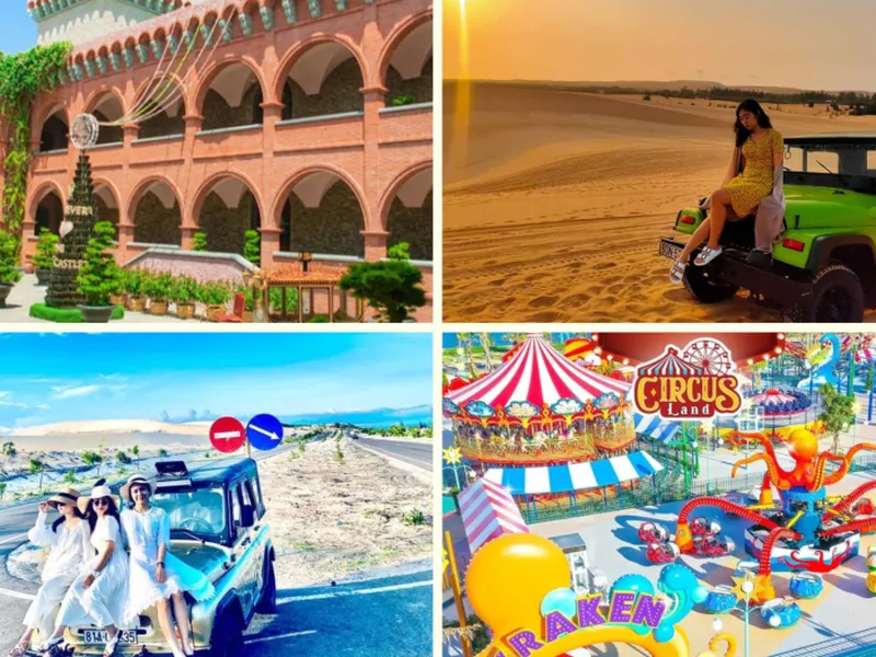 Tour Sài Gòn Mũi Né Phan Thiết 2 Ngày 1 Đêm