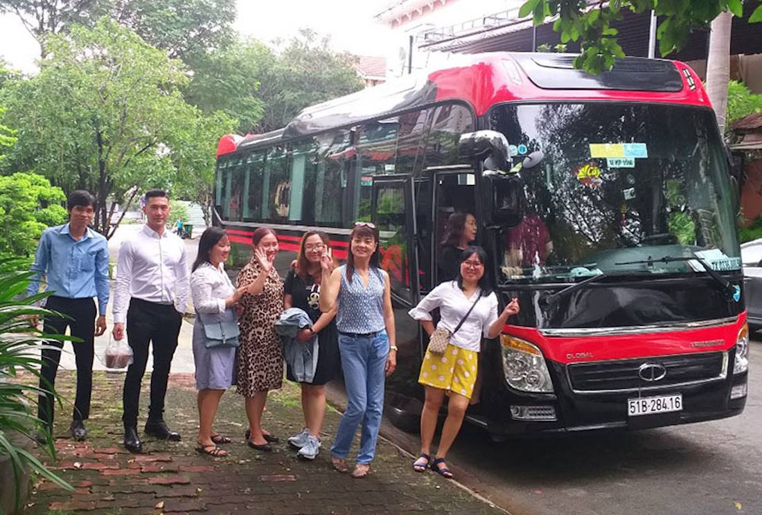Car rental to Ngoc Hiep Eco-tourism Area 4-7-16-29-35-45c Limousine 9-11-15-18-28c