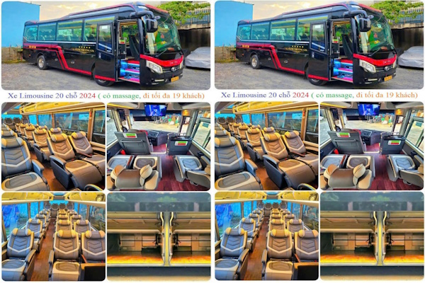 thuê xe limousine 18 chỗ đi An Giang