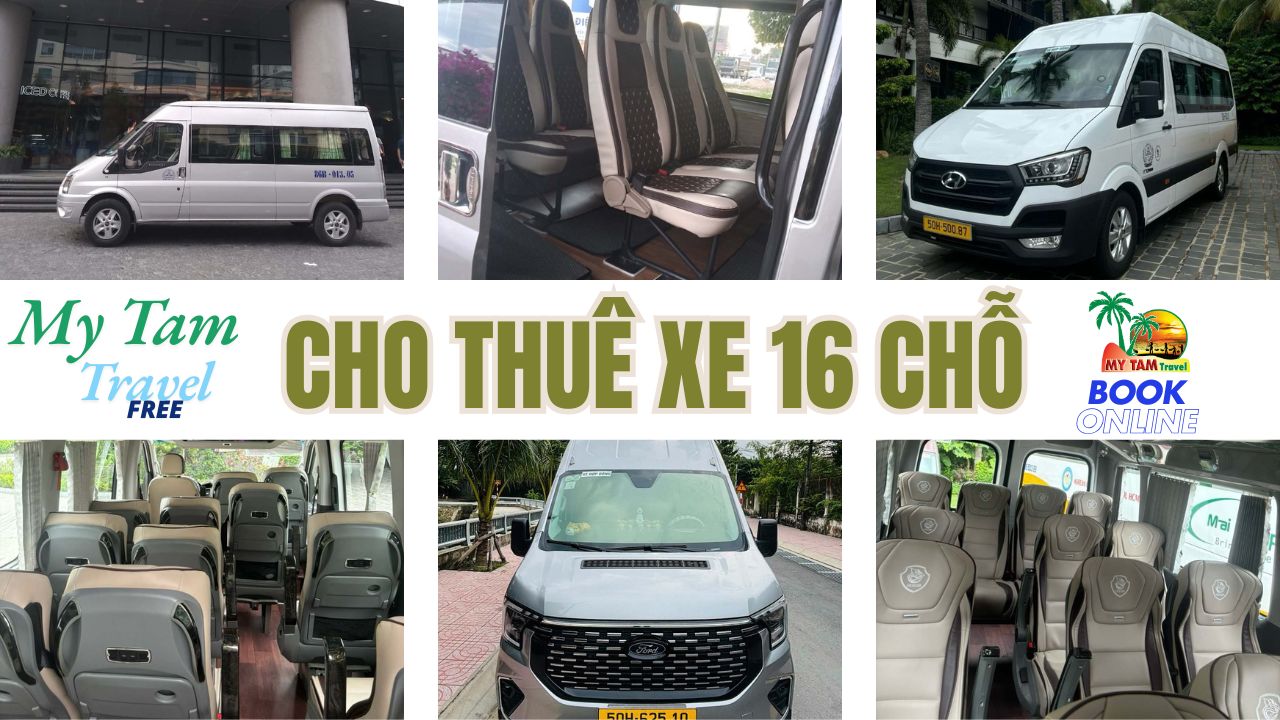 16-seat car price from Mui Ne to Saigon (Ford Transit/ Hyundai Solati) MY TAM TRAVEL
