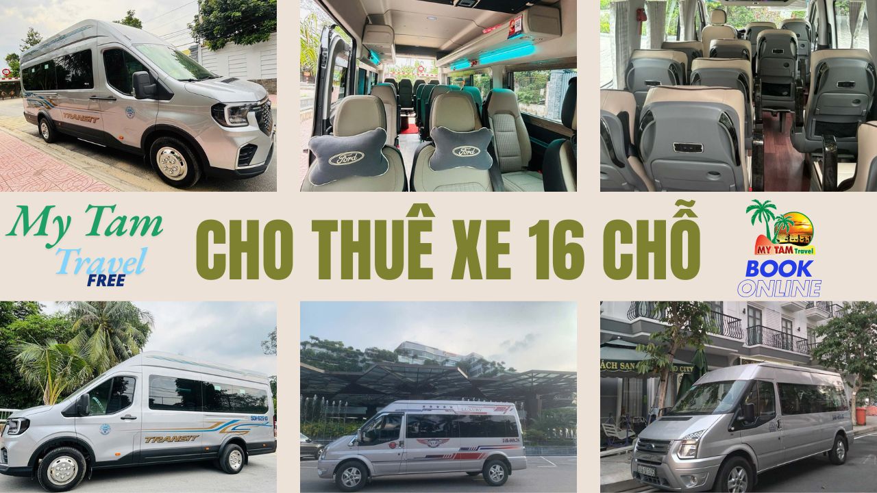 16-seat car price from Mui Ne to Saigon (Ford Transit/ Hyundai Solati) MY TAM TRAVEL