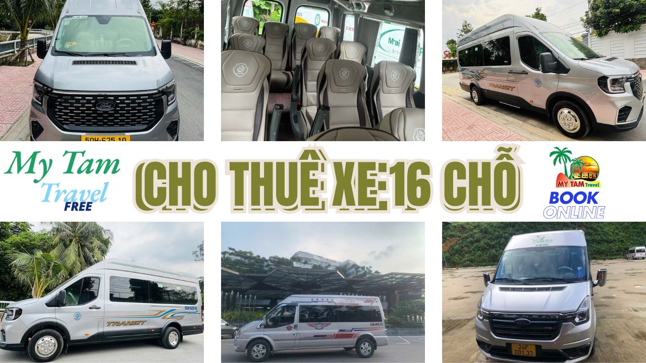 16-seat car price from Mui Ne to Saigon (Ford Transit/ Hyundai Solati) MY TAM TRAVEL