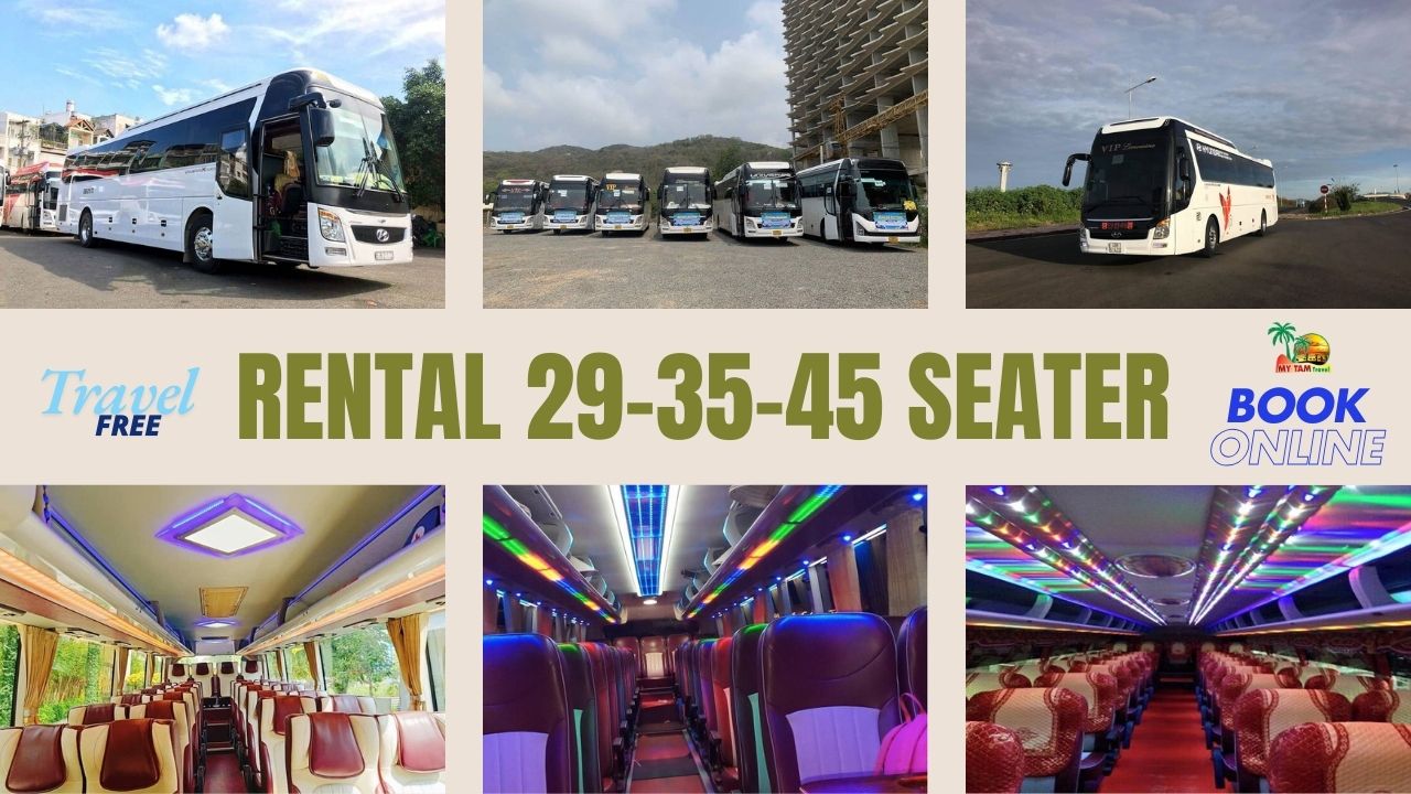 29-seat bus price from Saigon to Mui Ne (Thaco/ Samco 2024)
