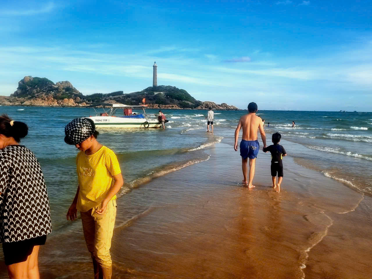 The ancient lighthouse was built during the French colonial period, offering a stunning view of the sea.