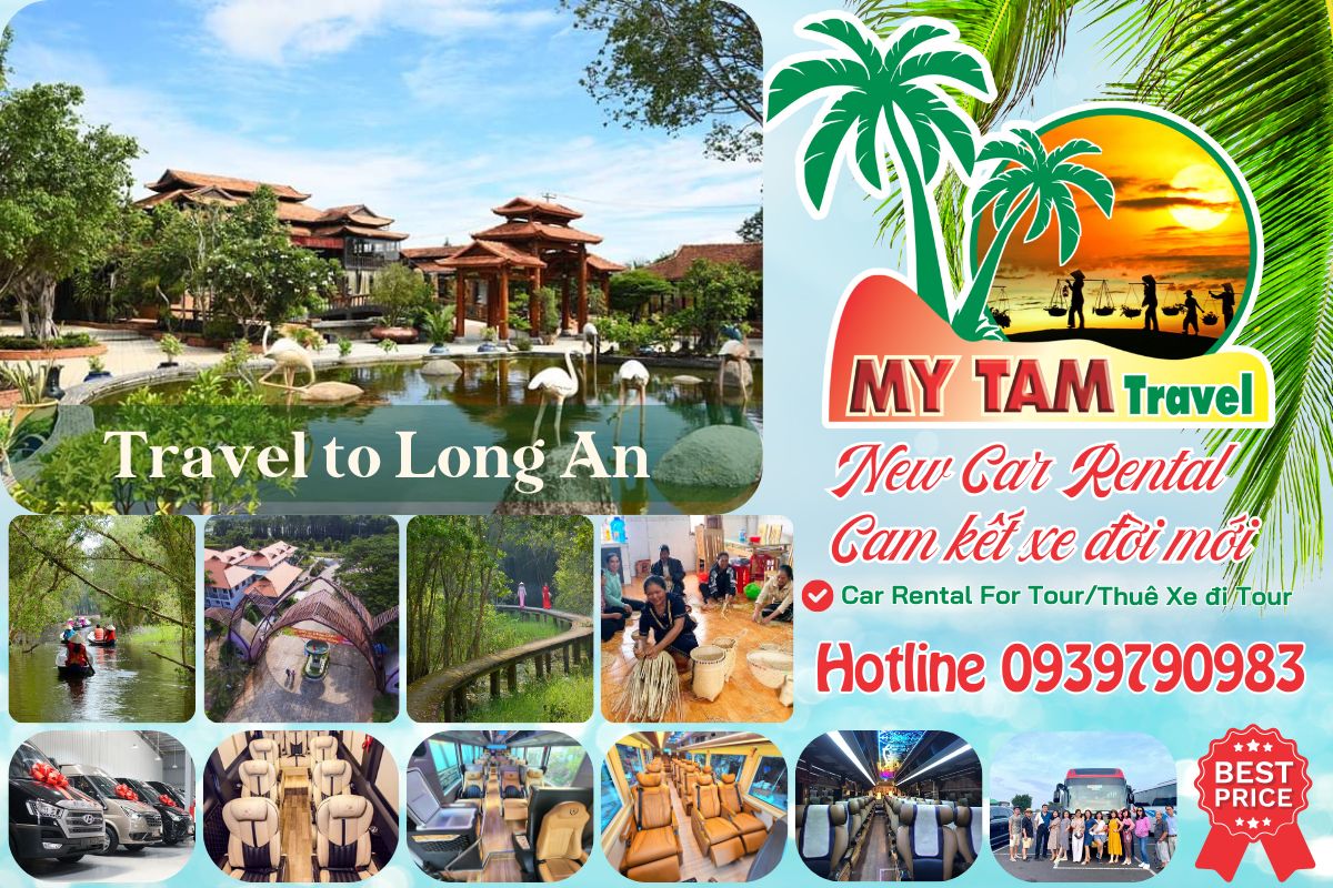 Long An Tourist Car Rental 4-7-16-29-45c Limousine 9-11-15-18-28c