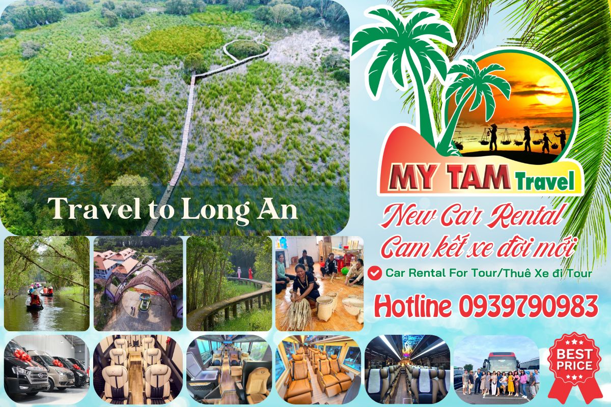 Long An Tourist Car Rental 4-7-16-29-45c Limousine 9-11-15-18-28c
