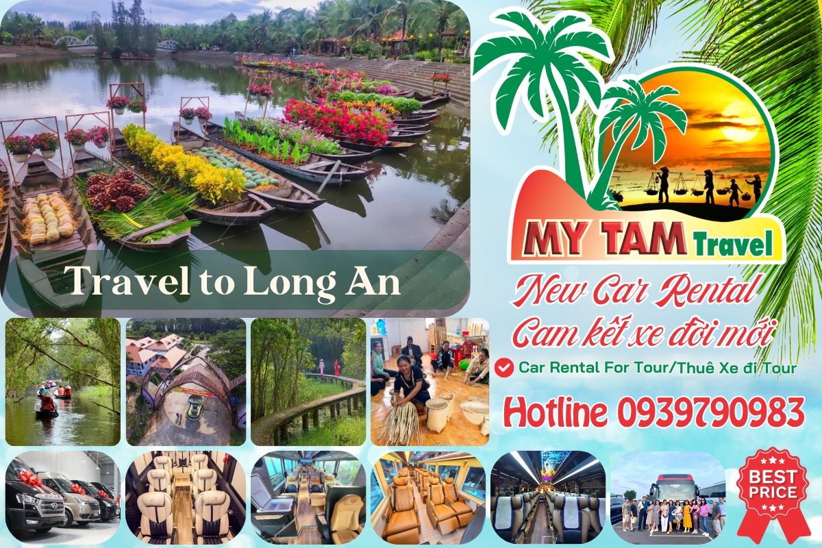 Long An Tourist Car Rental 4-7-16-29-45c Limousine 9-11-15-18-28c
