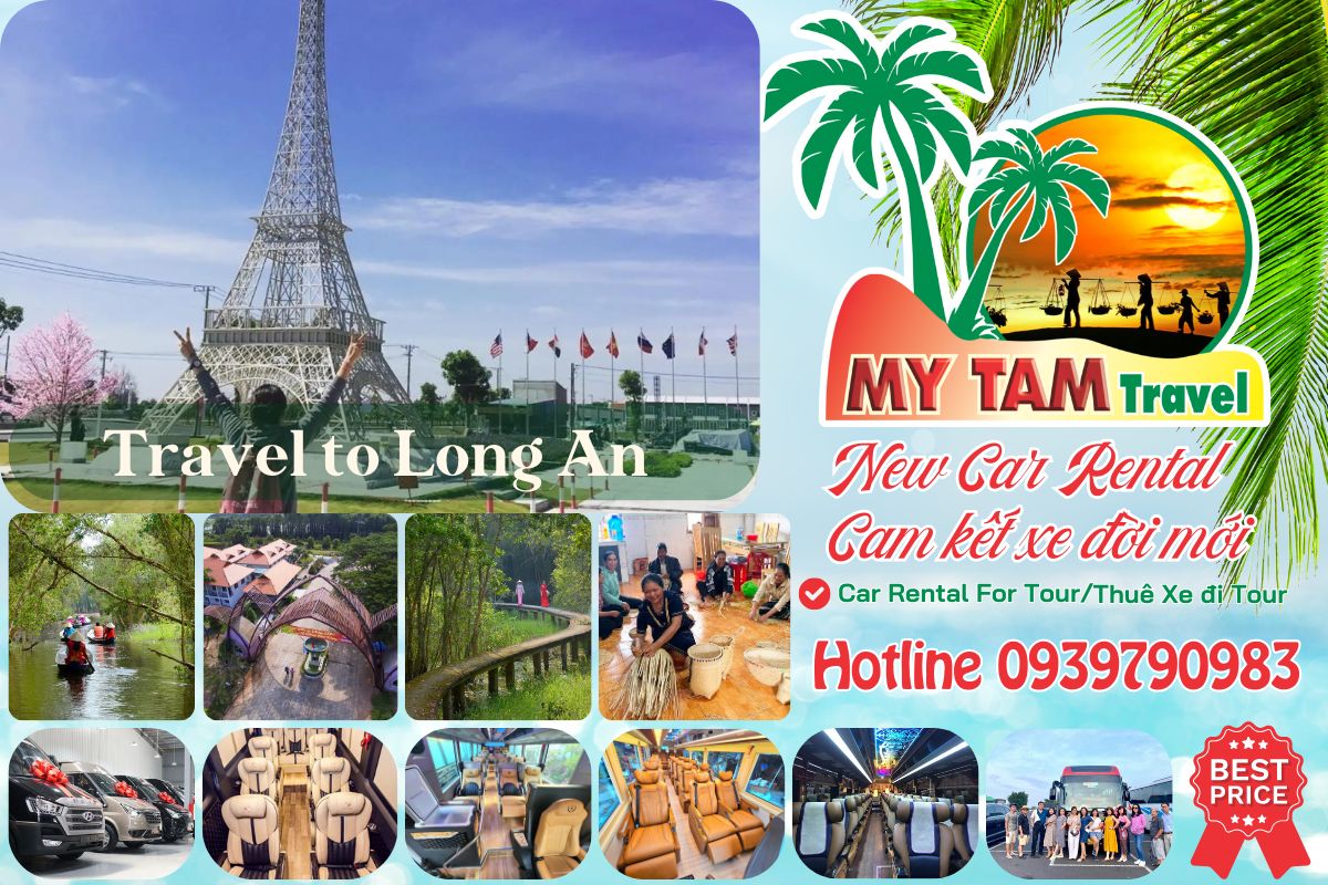 Long An Tourist Car Rental 4-7-16-29-45c Limousine 9-11-15-18-28c