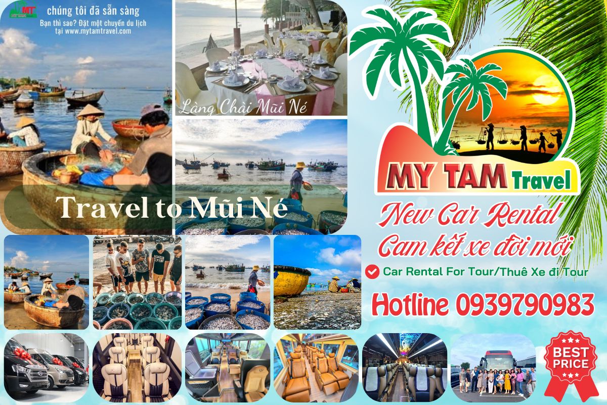 35-45 Seat Car Price from Saigon to Mui Ne (Thaco/ Universe 2024)