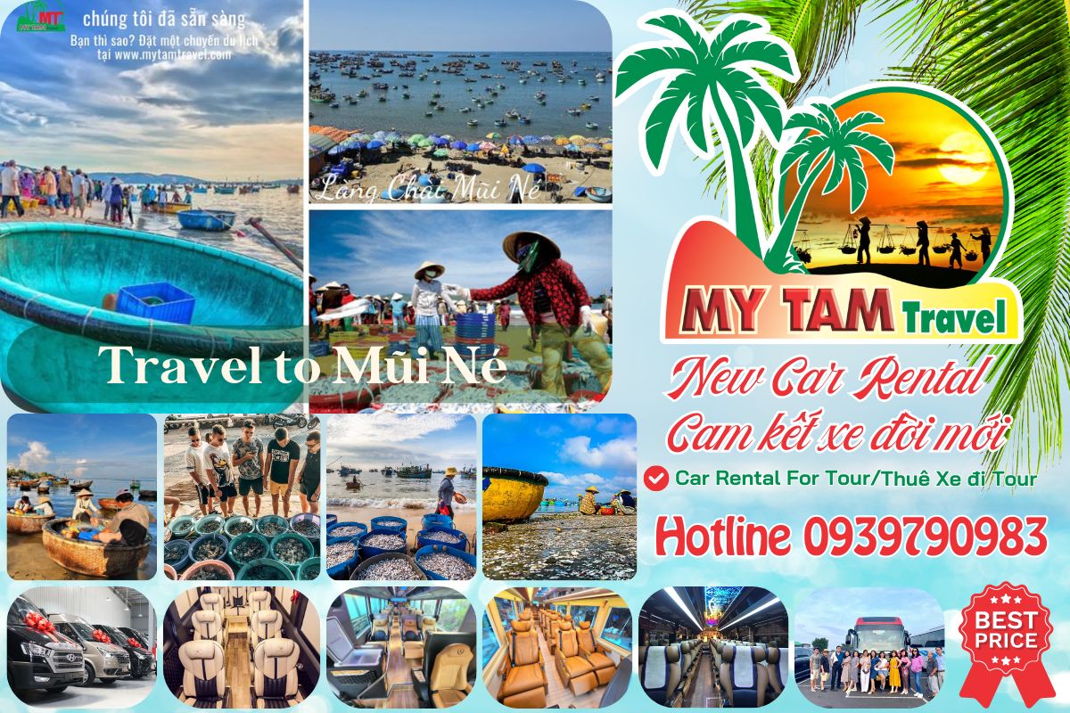 35-45 Seat Car Price from Saigon to Mui Ne (Thaco/ Universe 2024)