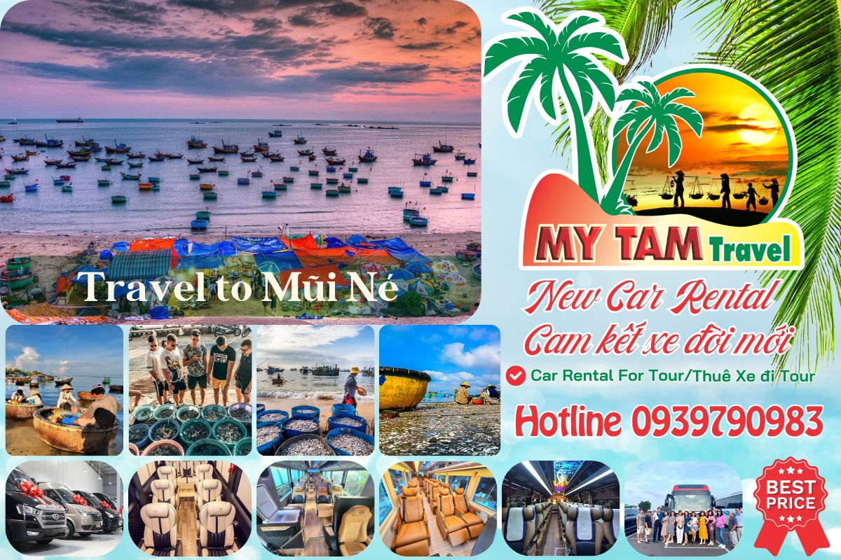 16-seat car price from Saigon to Mui Ne (Ford Transit/ Hyundai Solati) MY TAM TRAVEL