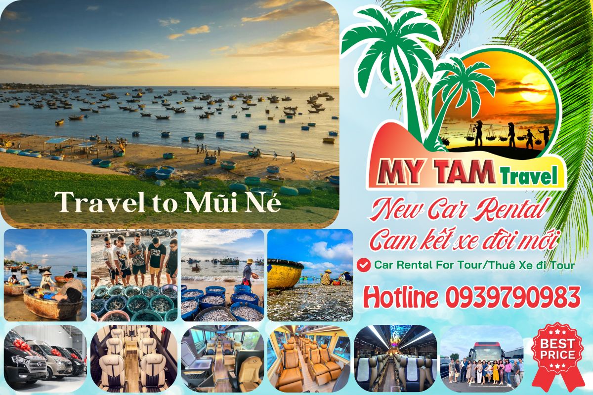 16-seat car price from Saigon to Mui Ne (Ford Transit/ Hyundai Solati) MY TAM TRAVEL