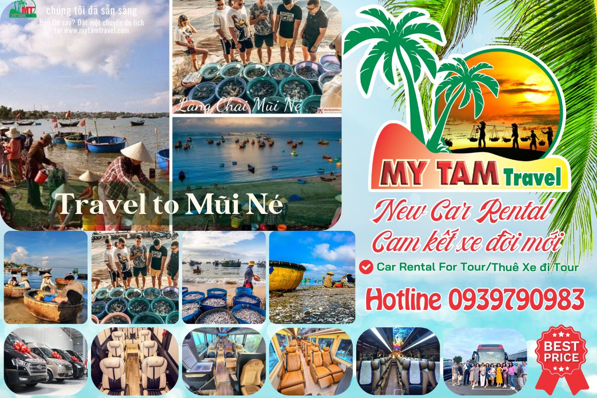 35-45 Seat Car Price from Saigon to Mui Ne (Thaco/ Universe 2024)