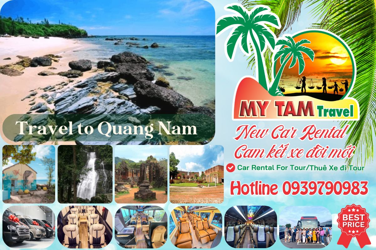 Car rental Saigon Quang Ngai 4-7-16-29-45c Limousine 9-11-15-18-28c