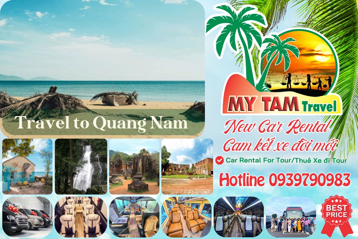 Car rental Saigon Quang Ngai 4-7-16-29-45c Limousine 9-11-15-18-28c