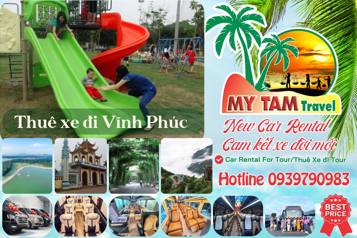 Car rental to Vinh Phuc 4-7-16-29-35-45c Limousine 9-11-15-18-28c