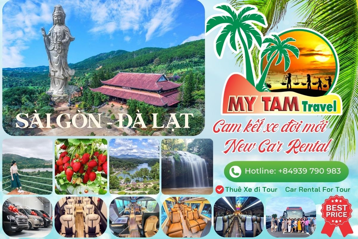 4-SEAT CAR RENTAL TO DA LAT WITH DRIVER | SAFE AND CONVENIENT SERVICE | MY TAM TRAVEL
