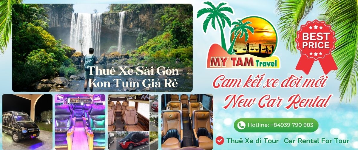 Car rental to Kon Tum 4-7-16-29-35-45c Limousine 9-11-15-18-28c