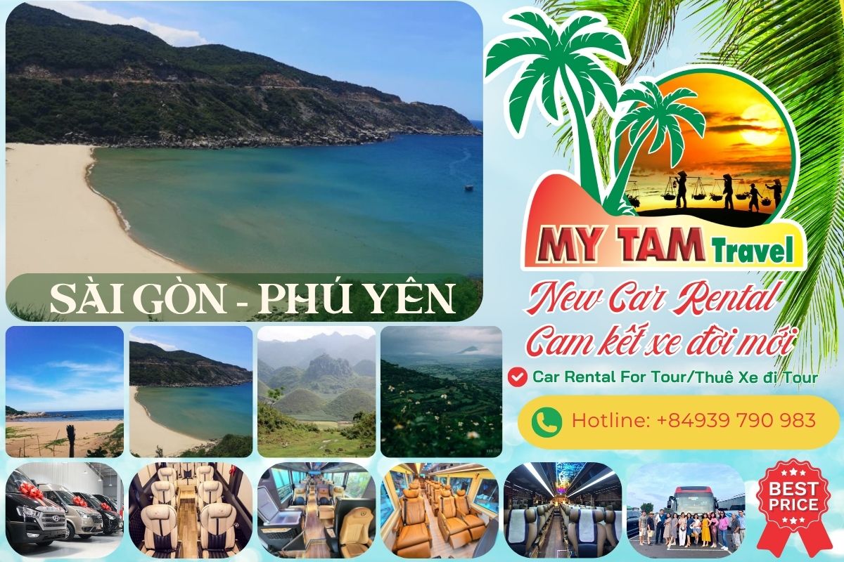 Car rental Saigon Phu Yen 4-7-16-29-45c Limousine 9-11-15-18c