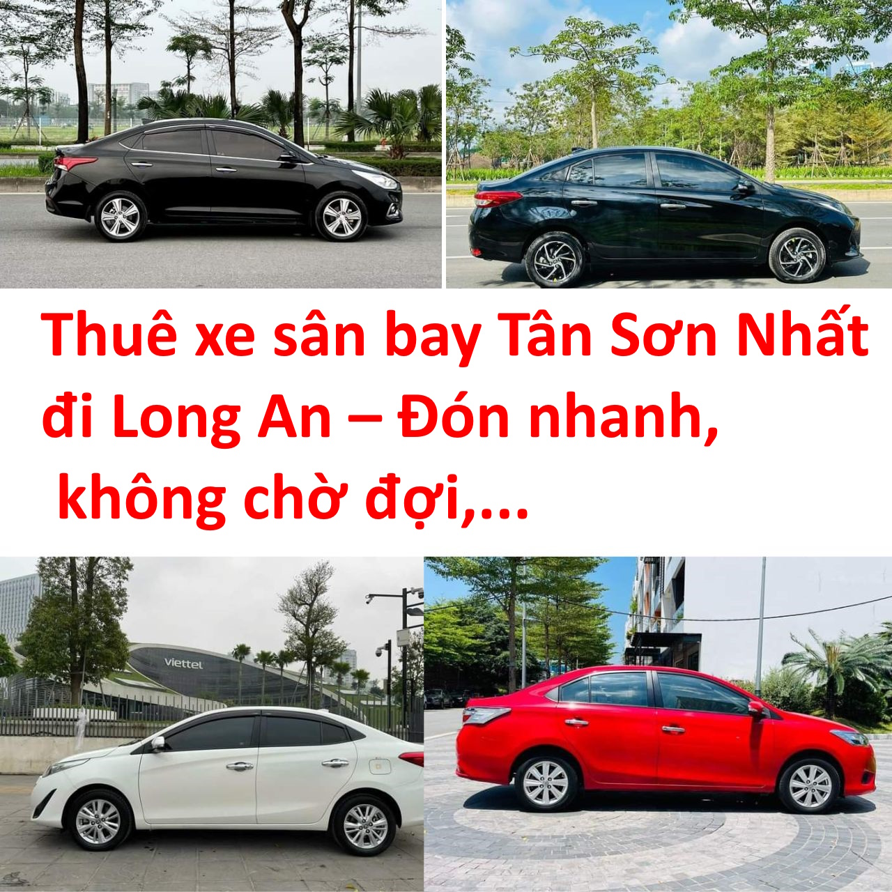 thuê xe sân bay đi Long An