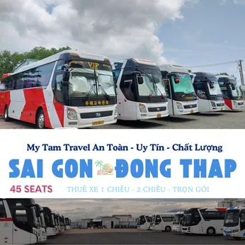 GIÁ XE 45 CHỖ SÀI GÒN ĐI ĐỒNG THÁP | DỊCH VỤ UY TÍN - MY TAM TRAVEL