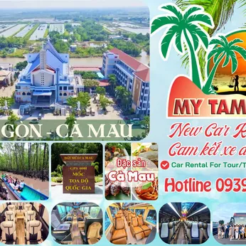 Thuê xe đi Khu du lịch sinh thái Năm Căn 4-7-16-29-35-45c Limousine 9-11-15-18-28c