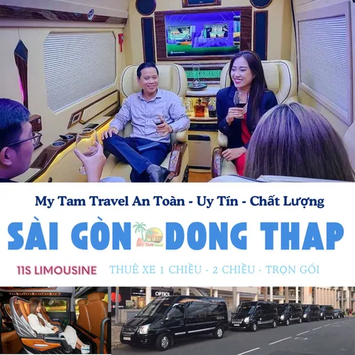GIÁ XE LIMOUSINE 11 CHỖ SÀI GÒN ĐI ĐỒNG THÁP | DỊCH VỤ XE VIP CAO CẤP