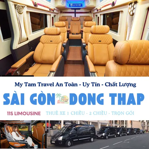GIÁ XE LIMOUSINE 11 CHỖ SÀI GÒN ĐI ĐỒNG THÁP | DỊCH VỤ XE VIP CAO CẤP
