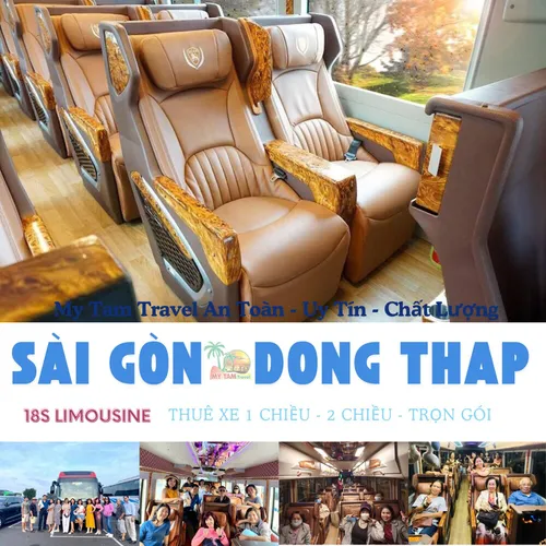 GIÁ XE LIMOUSINE 16 CHỖ SÀI GÒN ĐI ĐỒNG THÁP | DỊCH VỤ VẬN CHUYỂN CAO CẤP