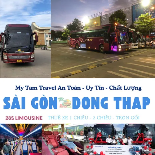 GIÁ XE LIMOUSINE 28 CHỖ SÀI GÒN ĐI ĐỒNG THÁP | DỊCH VỤ UY TÍN | MY TAM TRAVEL