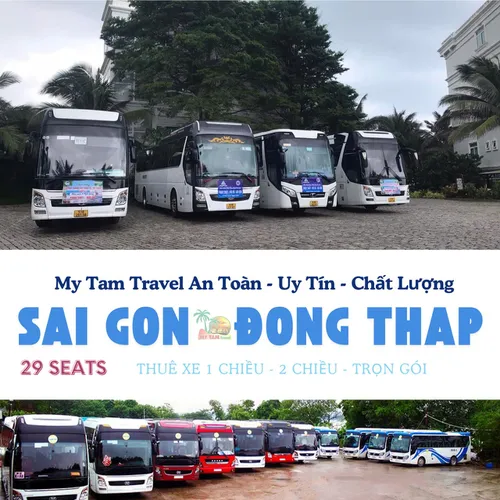 GIÁ XE 29 CHỖ SÀI GÒN ĐI ĐỒNG THÁP | DỊCH VỤ THUÊ XE UY TÍN, GIÁ RẺ