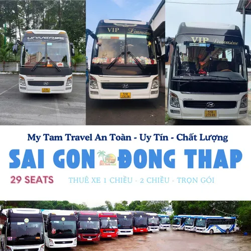 GIÁ XE 29 CHỖ SÀI GÒN ĐI ĐỒNG THÁP | DỊCH VỤ THUÊ XE UY TÍN, GIÁ RẺ