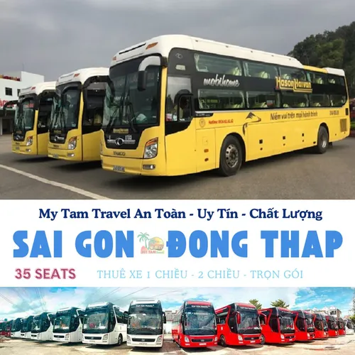 GIÁ XE 35 CHỖ SÀI GÒN ĐI ĐỒNG THÁP | BÁO GIÁ THUÊ XE 35 CHỖ MỚI NHẤT