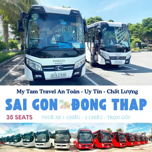 GIÁ XE 35 CHỖ SÀI GÒN ĐI ĐỒNG THÁP | BÁO GIÁ THUÊ XE 35 CHỖ MỚI NHẤT