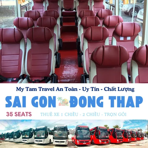 GIÁ XE 35 CHỖ SÀI GÒN ĐI ĐỒNG THÁP | BÁO GIÁ THUÊ XE 35 CHỖ MỚI NHẤT