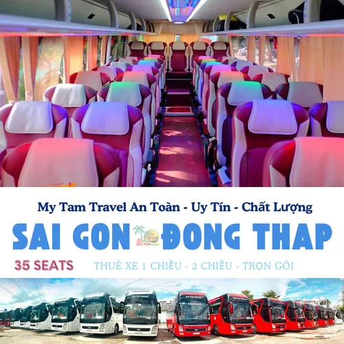 GIÁ XE 35 CHỖ SÀI GÒN ĐI ĐỒNG THÁP | BÁO GIÁ THUÊ XE 35 CHỖ MỚI NHẤT