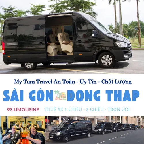 GIÁ XE LIMOUSINE 9 CHỖ SÀI GÒN ĐI ĐỒNG THÁP | DỊCH VỤ XE CAO CẤP UY TÍN