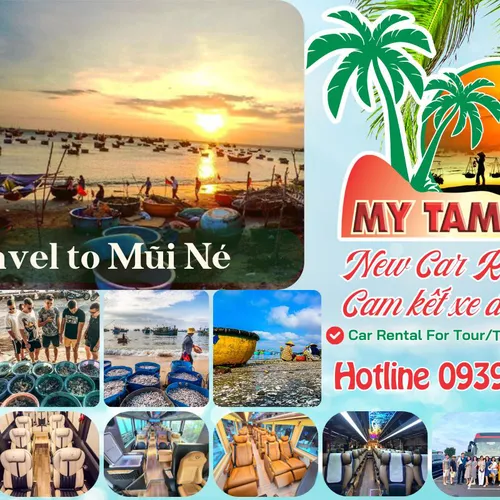 Rent a 45-seat car from Saigon to Mui Ne, New Car 2025 Cheap, Safe, Reputable