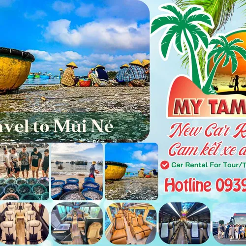 Rent a 45-seat car from Saigon to Mui Ne, New Car 2025 Cheap, Safe, Reputable