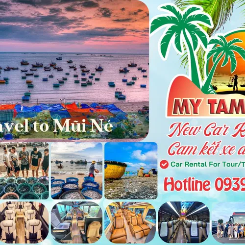 Rent a 45-seat car from Saigon to Mui Ne, New Car 2025 Cheap, Safe, Reputable