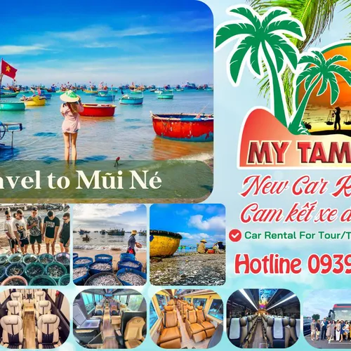 Rent a 45-seat car from Saigon to Mui Ne, New Car 2025 Cheap, Safe, Reputable