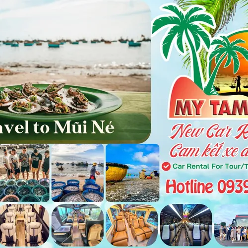 Rent a 45-seat car from Saigon to Mui Ne, New Car 2025 Cheap, Safe, Reputable
