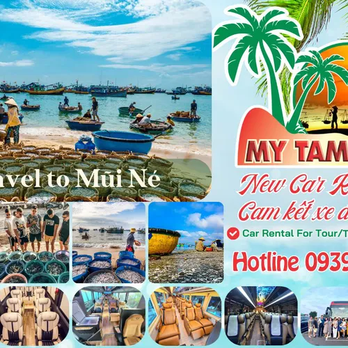 Rent a 45-seat car from Saigon to Mui Ne, New Car 2025 Cheap, Safe, Reputable