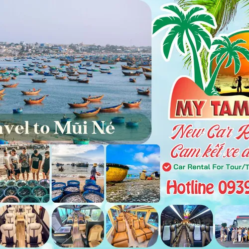 Rent a 45-seat car from Saigon to Mui Ne, New Car 2025 Cheap, Safe, Reputable