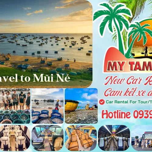 Rent a 45-seat car from Saigon to Mui Ne, New Car 2025 Cheap, Safe, Reputable