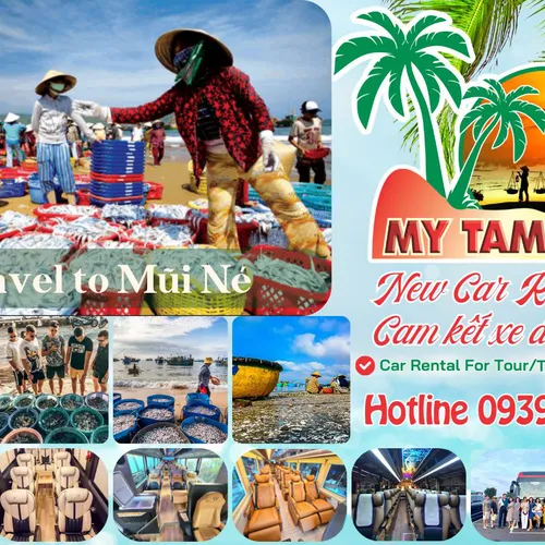 Rent a 45-seat car from Saigon to Mui Ne, New Car 2025 Cheap, Safe, Reputable