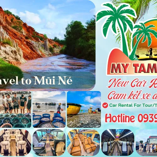 Rent a 45-seat car from Saigon to Mui Ne, New Car 2025 Cheap, Safe, Reputable