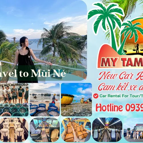 Rent a 45-seat car from Saigon to Mui Ne, New Car 2025 Cheap, Safe, Reputable